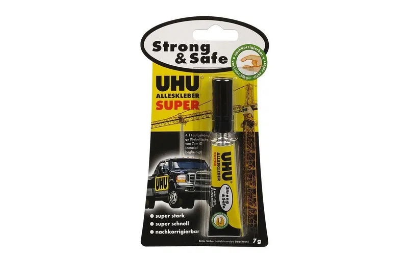 UHU Alleskleber Super Strong & Safe 1 pezzi, trasparente