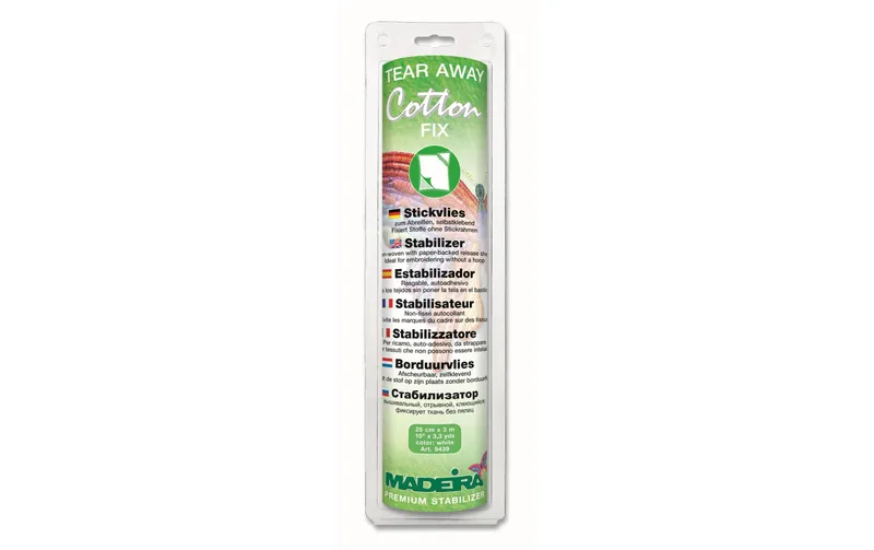 Madeira Stickvlies Tear Aways Cotton Fix 1 pieces