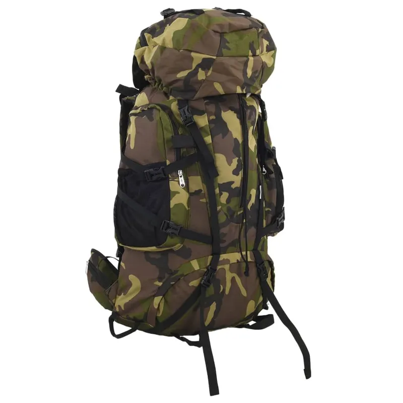 Wanderrucksack verde Tarnfarben 100 L Oxford-Gewebe