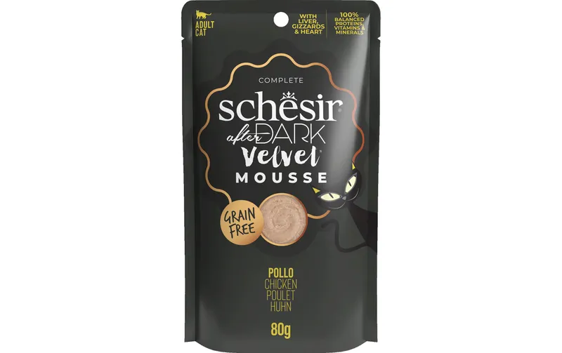 Schesir Nassfutter after Dark Velvet Mousse Huhn, 80 g