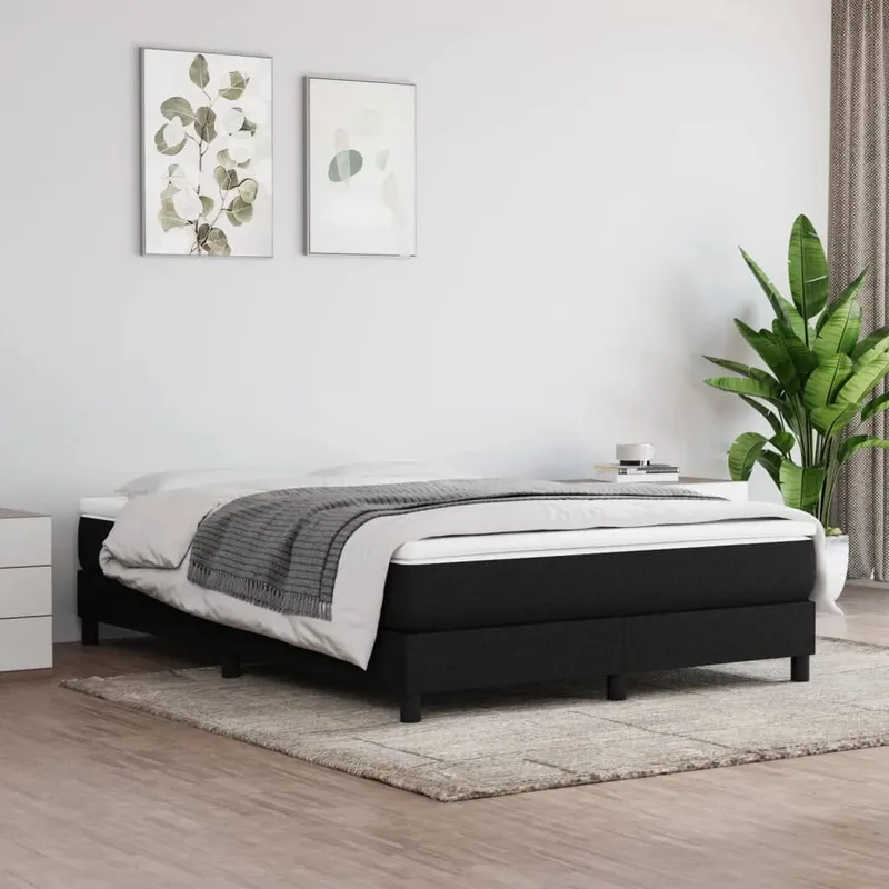Taschenfederkernmatratze Mittel nero 140x200x20 cm tessuto