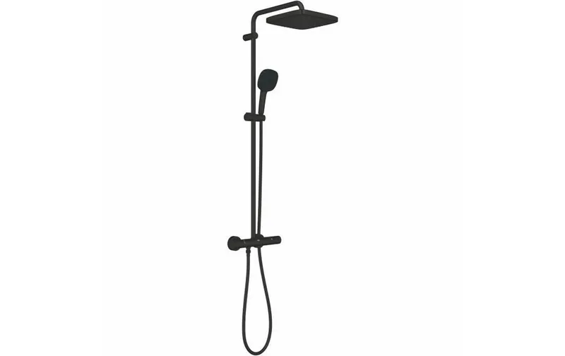GROHE Vitalio Comfort 250 mit Thermostatarmatur Schwarz Matt