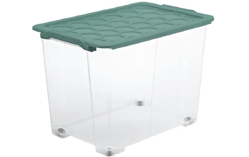 redho Aufbewahrungsbox Evo Safe 65 l, green/transparent