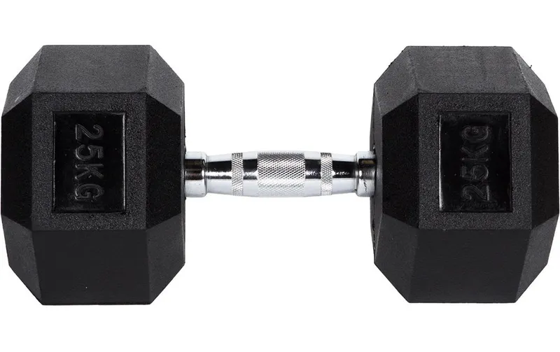 Fitcom Hex Dumbbell, 25 kg