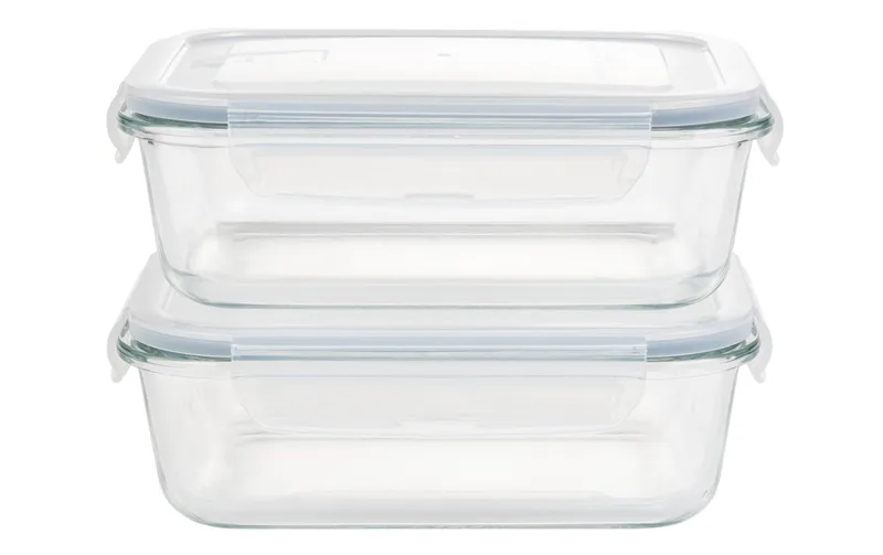 FURBER Vorratsbehälter Glas, 2 pieces, 1 L