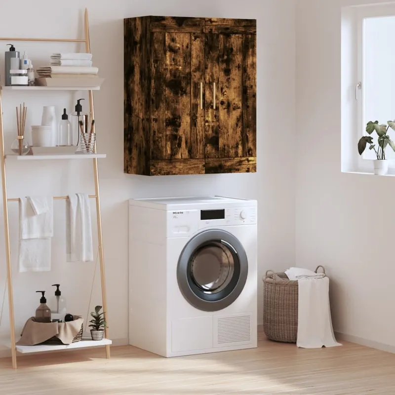 Wandschrank Räuchereiche 69,5x34x90 cm derivato del legno