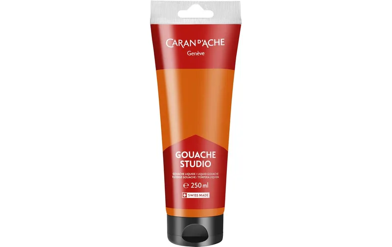 Caran d'Ache Wasserfarbe Gouache Studio 250 ml, Orange
