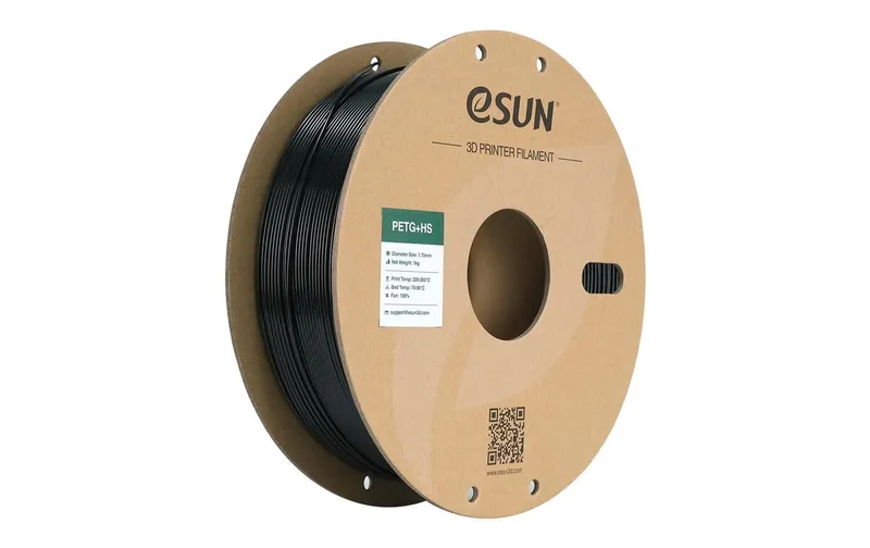 eSun Filament PETG+ HS noir 1.75 mm 1 kg