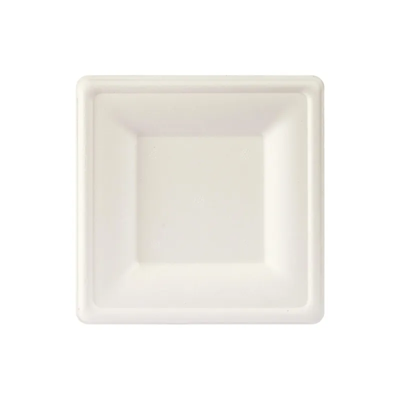 Duni Einwegteller 16 x 16 cm 50 pièces, blanc