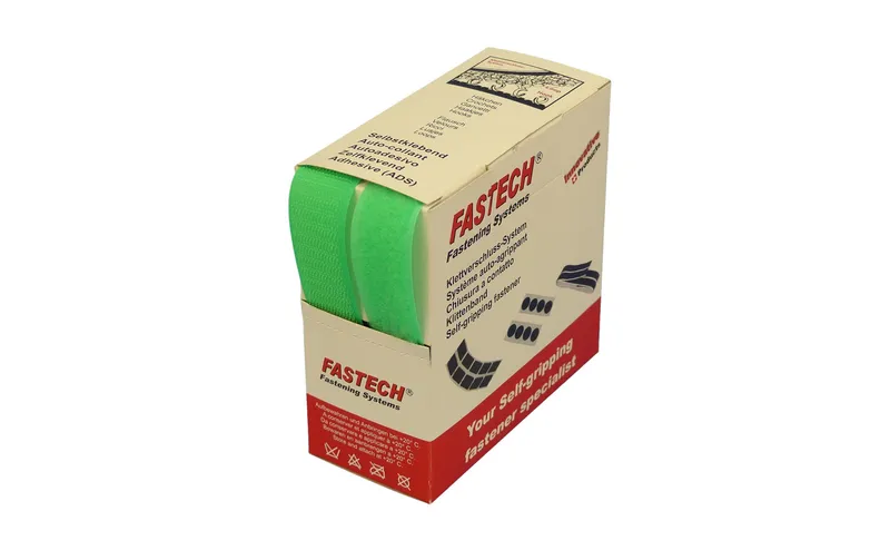 FASTECH Klettband-Box Neongrün
