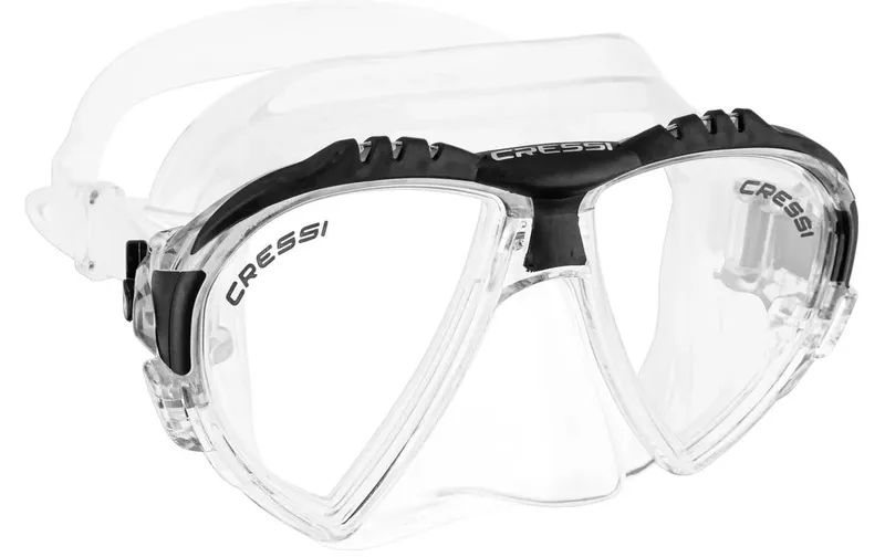 CRESSI Tauchmaske Matrix Klar/Schwarz