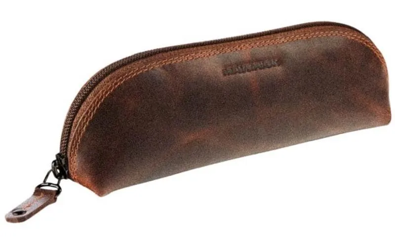Maverick Schlamperetui Original Oval 21 x 6 cm, marrone