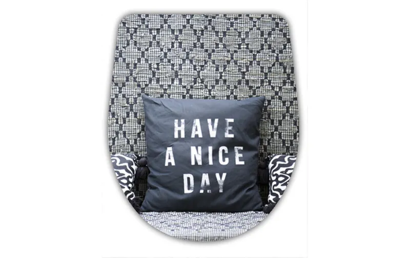 diaqua® Toilettensitz Arles Nice Day Grau/Weiss