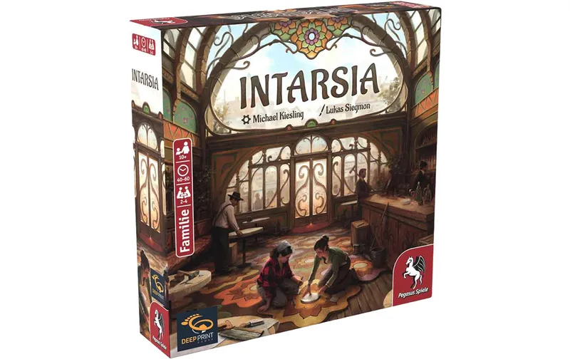 Pegasus Spiele Familienspiel Intarsia -DE