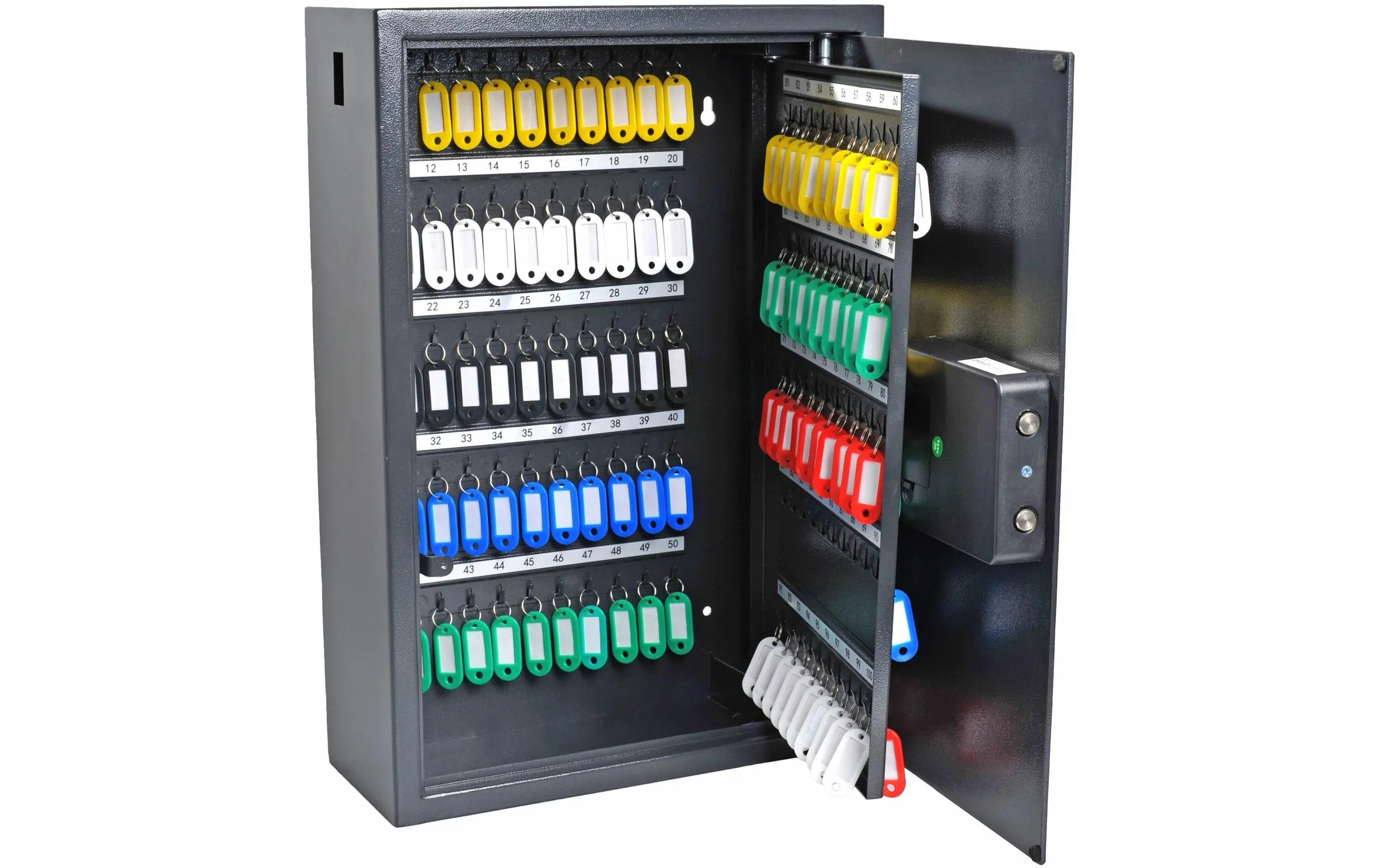 Pavo Schlüsselsafe Advanced 150 Haken, Grau
