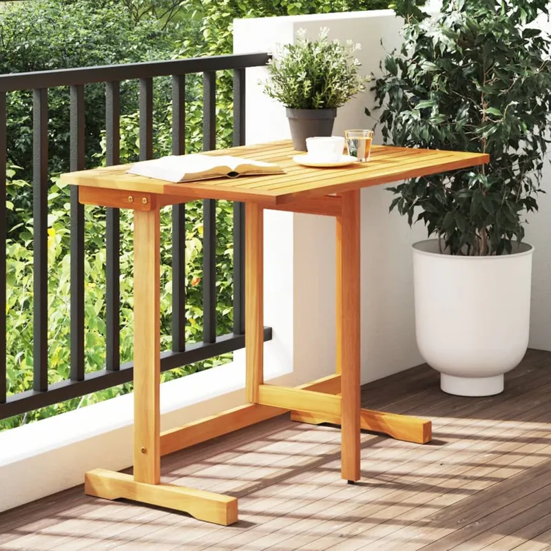 Balkontisch Klappbar 90x60x72 cm legno massiccio acacia