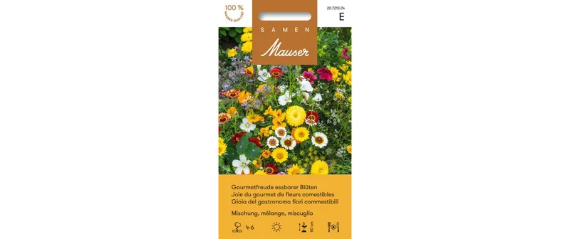 Samen Mauser Essbare Blüten Gourmetfreude