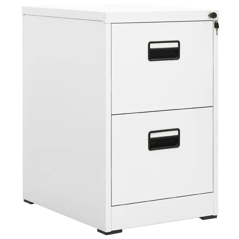 Aktenschrank bianco 46x62x72,5 cm Stahl