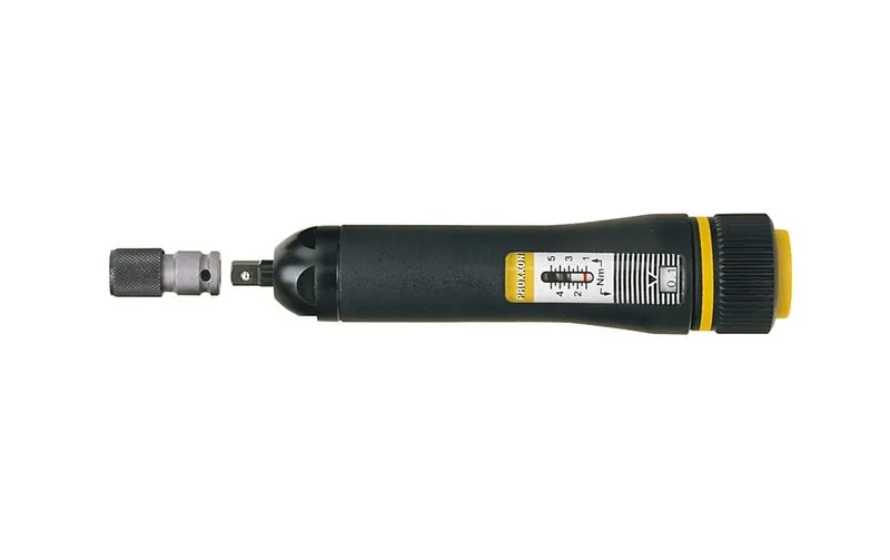 Proxxon Industrial Drehmomentschrauber MicroClick MC5 1-5 Nm, 1/4" Bit-Halter