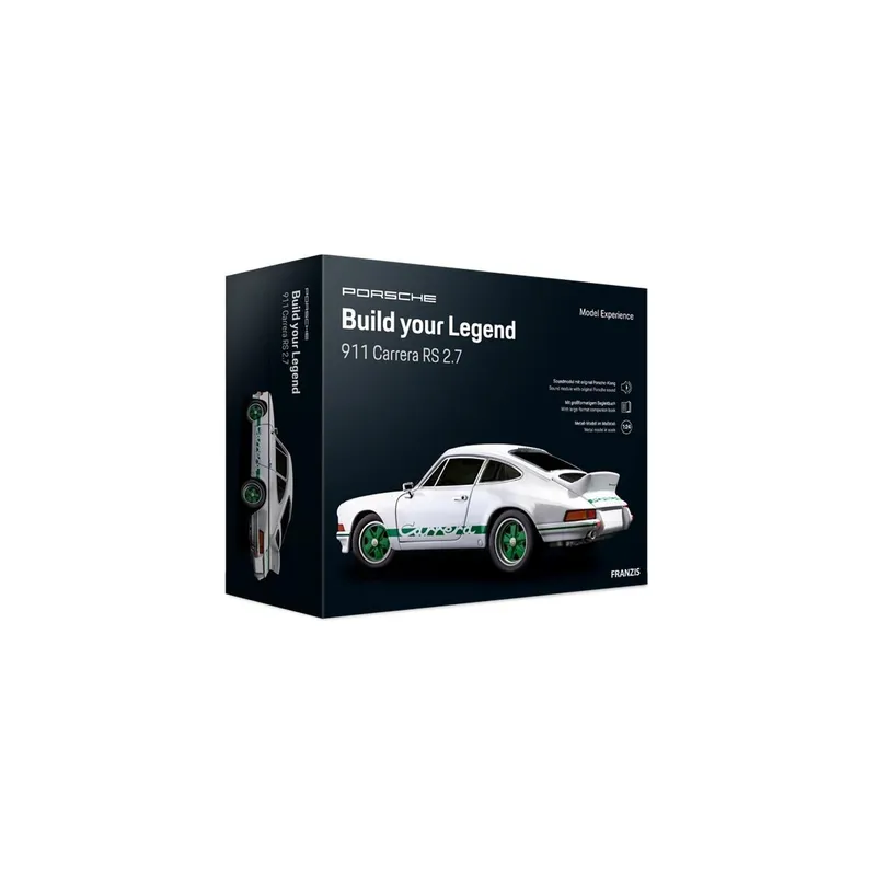 Franzis Porsche 911 Carrera RS 2.7 1:24 bianco/verde