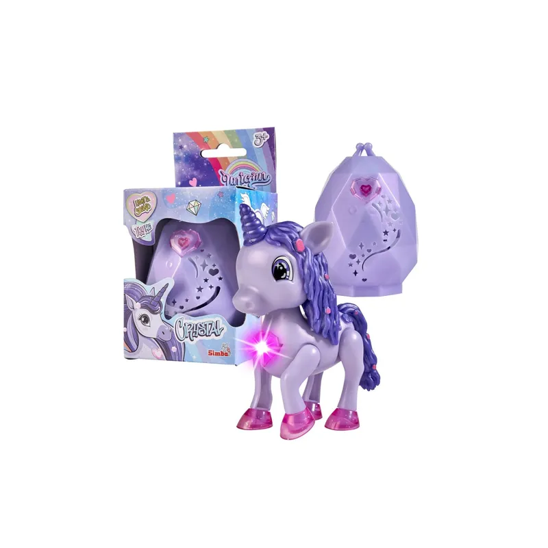 Simba Einhorn im Kristall, mit Elektronik-Funktion