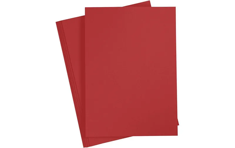 Creativ Company Bastelpapier 70 g, 20 Blatt, rouge