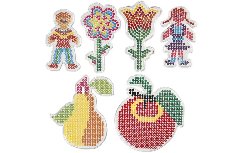 Creativ Company Bügelperlen Platten Set transparent