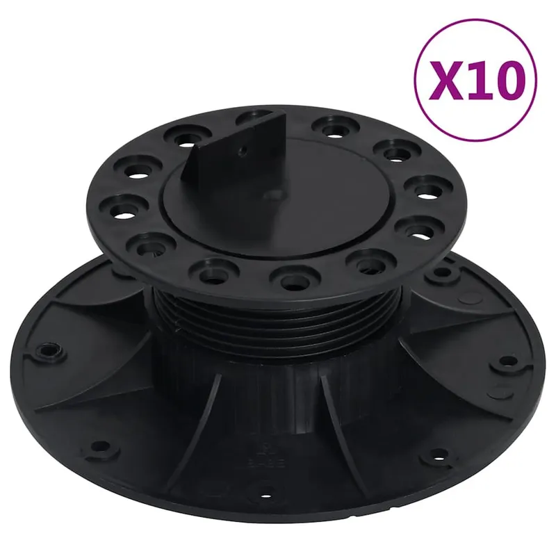 Piedini Regolabili per Terrazze 10 pz. 60-88 mm