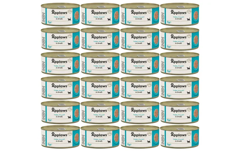 Applaws Nassfutter Dose Thunfischfilet, 24 x 70 g