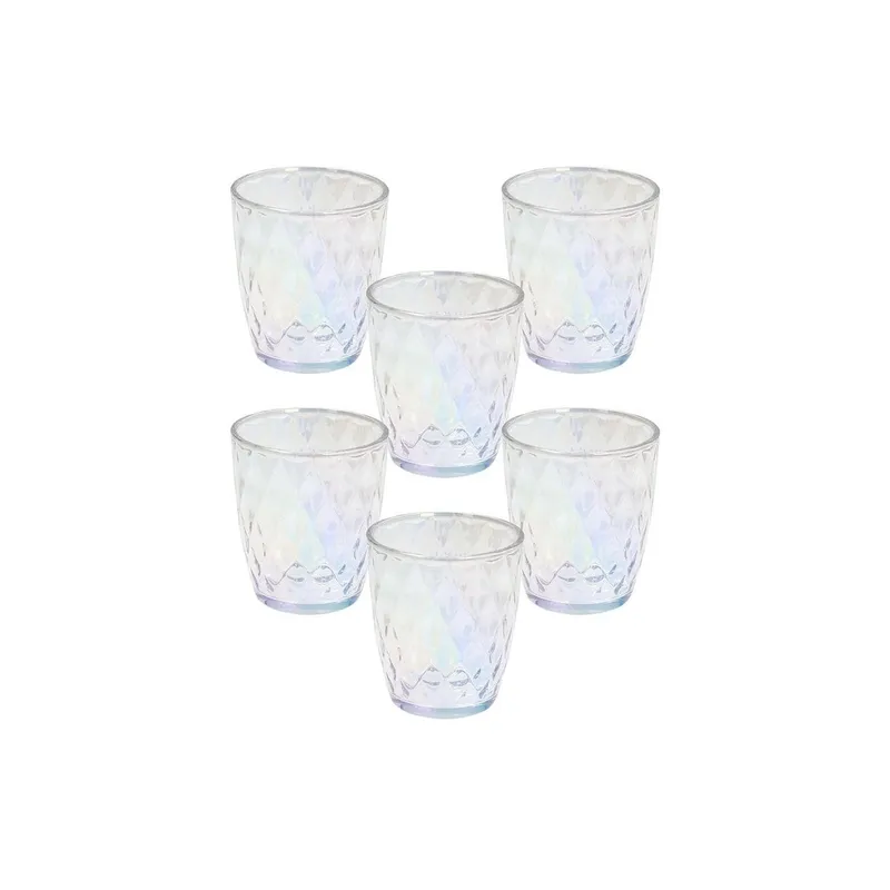 Tognana Tognana Trinkgläser Jenny 320 ml, 6 Stück, Irisierend