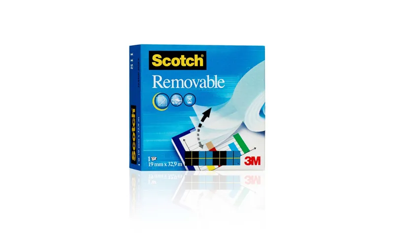 Scotch Klebeband Magic Ablösbar, 19 mm x 33 m