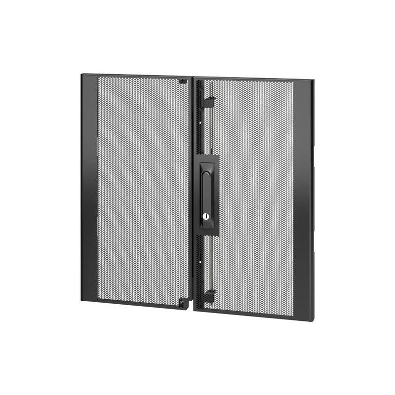 APC NetShelter SX, 12U, 600mm Wide, Perforated Split Doors, Black