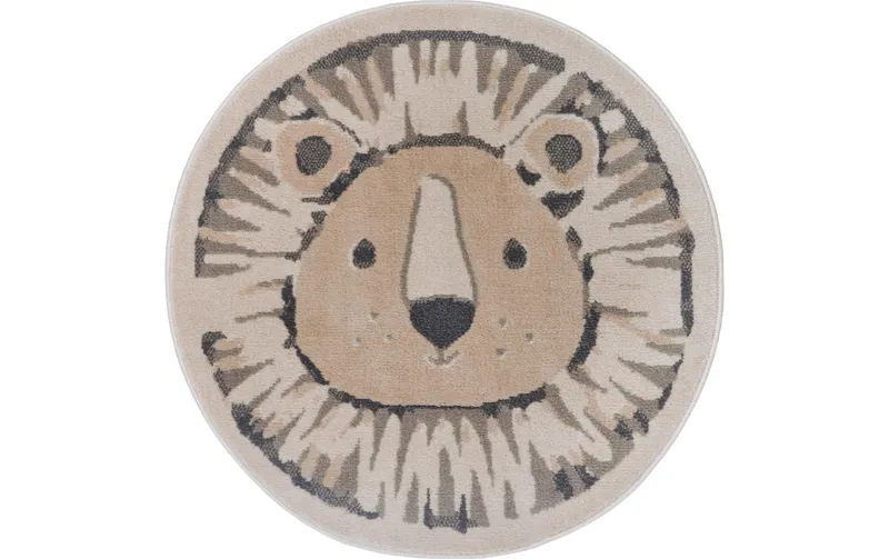 Hanse Home Spielteppich Lion 140 cm, Grau