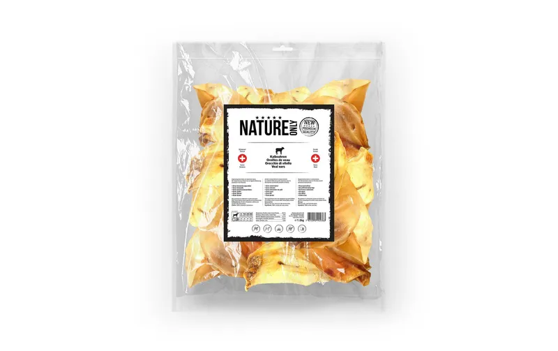 NATUREonly Kausnack Kalbsohren 1 kg