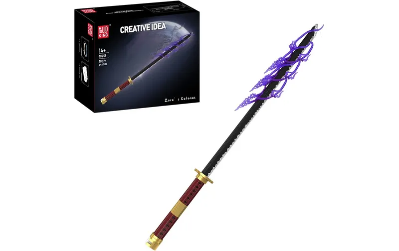 Mould King Zoro's Katana 2 Anime Katana Set avec Beleuchtung