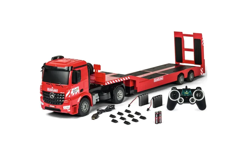 Carson Lastwagen Mercedes-Benz Arocs Goldhofer RTR, 1:20