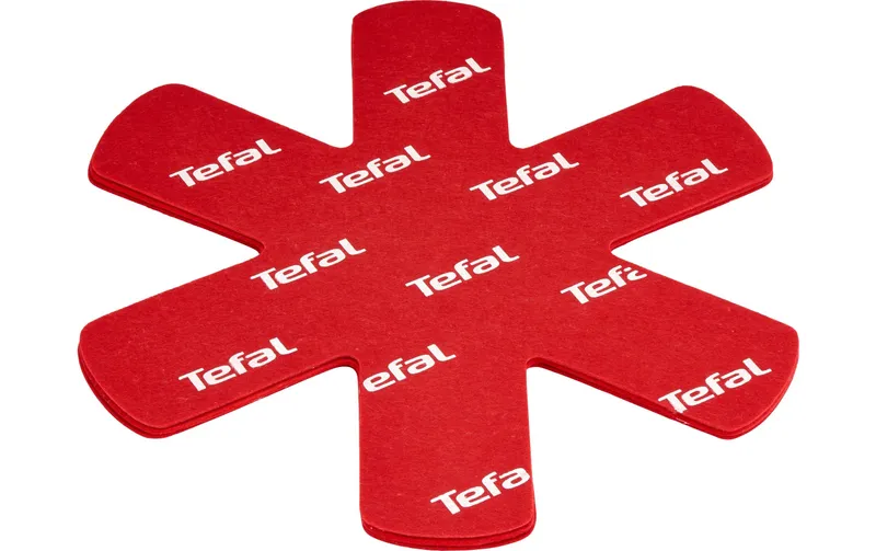 Tefal Pfannenschoner-Set 4-teilig 4 pezzi, rosso