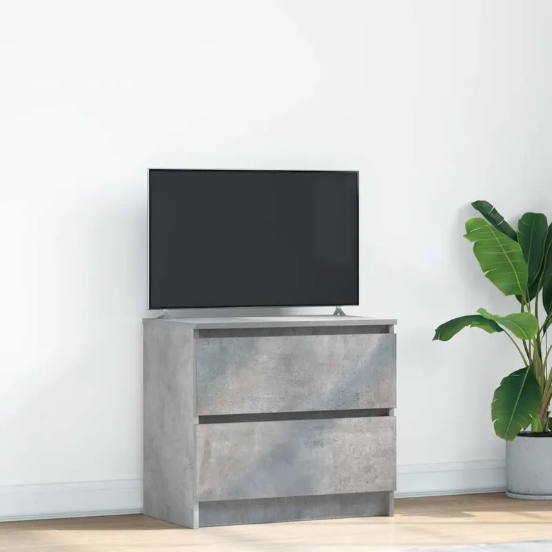 TV-Schrank Betongrau 60x35x54 cm derivato del legno