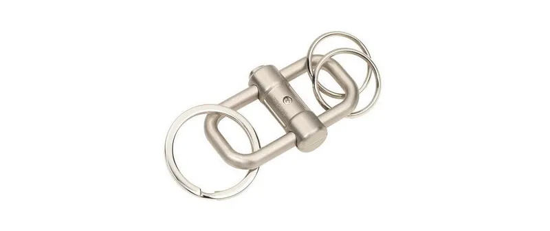 Troika Schlüsselanhänger 2 - Way Key Silber