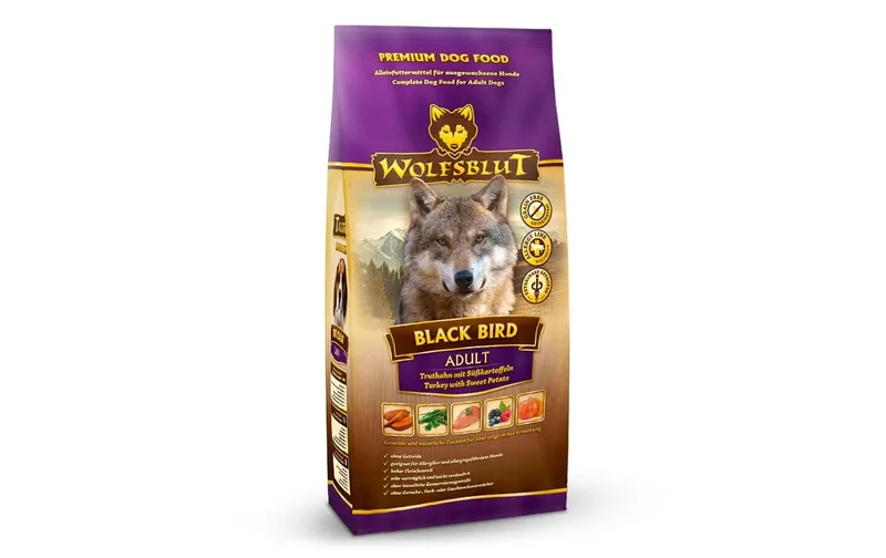 Wolfsblut Trockenfutter Dog Black Bird Adult, 12.5 kg