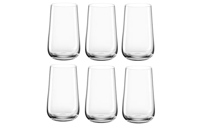 LEONARDO Longdrinkglas Brunelli 530 ml, 6 pieces, transparent