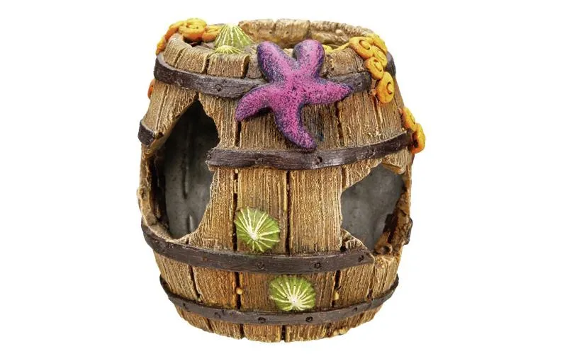 Nobby Aqua Ornaments Fass 8.5 x 8.5 x 9 cm