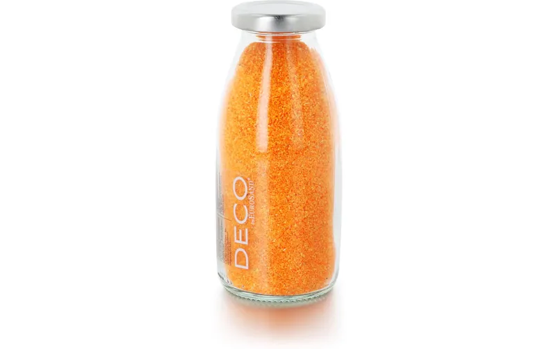 balthasar Farbsand in Flasche 250 ml, Neonorange/Orange