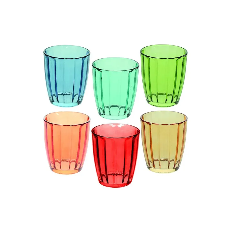 Tognana Tognana bicchieri da bere Siviglia 310 ml, 6 pezzi, Multicolori