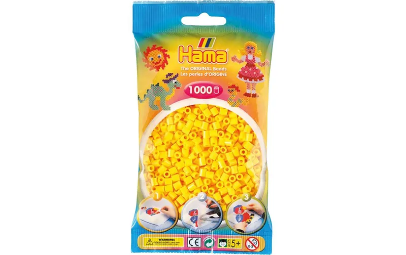 Hama Bügelperlen midi 1000 Stk. Gelb