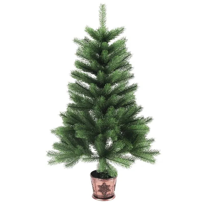 Künstlicher Weihnachtsbaum Naturgetreue Nadeln 65 cm Grün