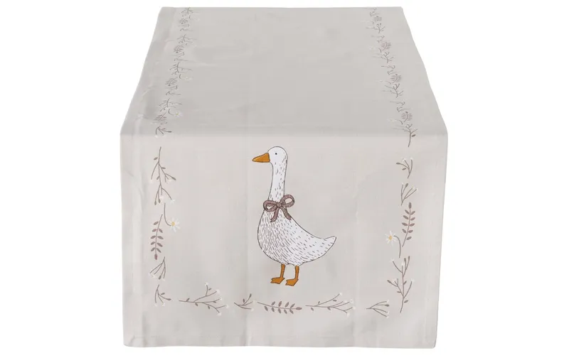 Boltze Tischläufer Goosie 140 x 40 cm, multicolore
