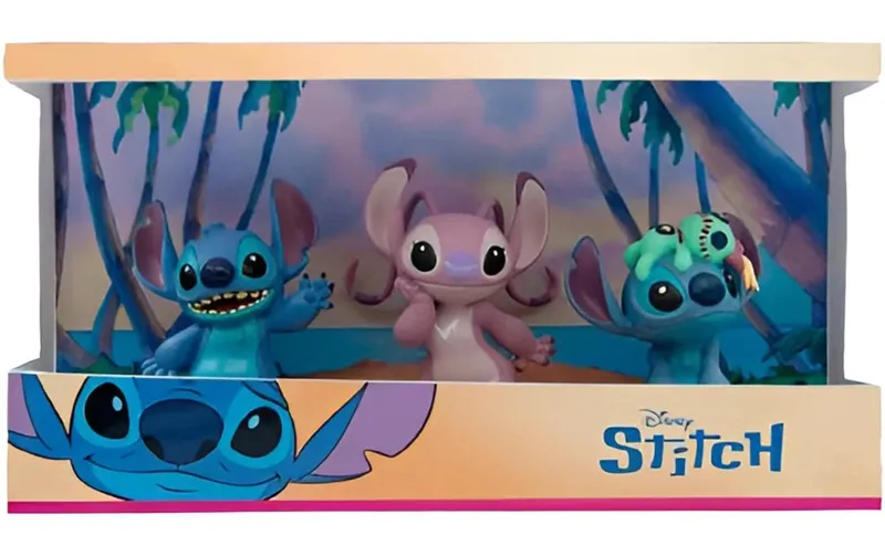 BULLYLAND Figurenset Disney Stitch 3 Figuren, PVC-frei