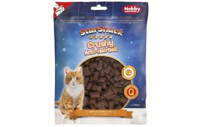 Nobby Katzen-Snack StarSnack Crushy Anti-Hairball, 125 g