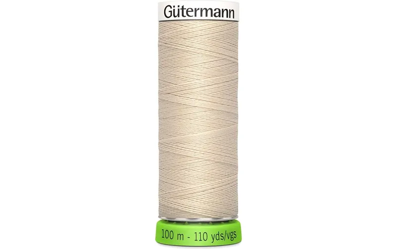 Gütermann Näh- and Stickgarn Allesnäher rPET 100 m beige